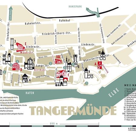 Toepferhof 1 Daire Tangermünde Dış mekan fotoğraf