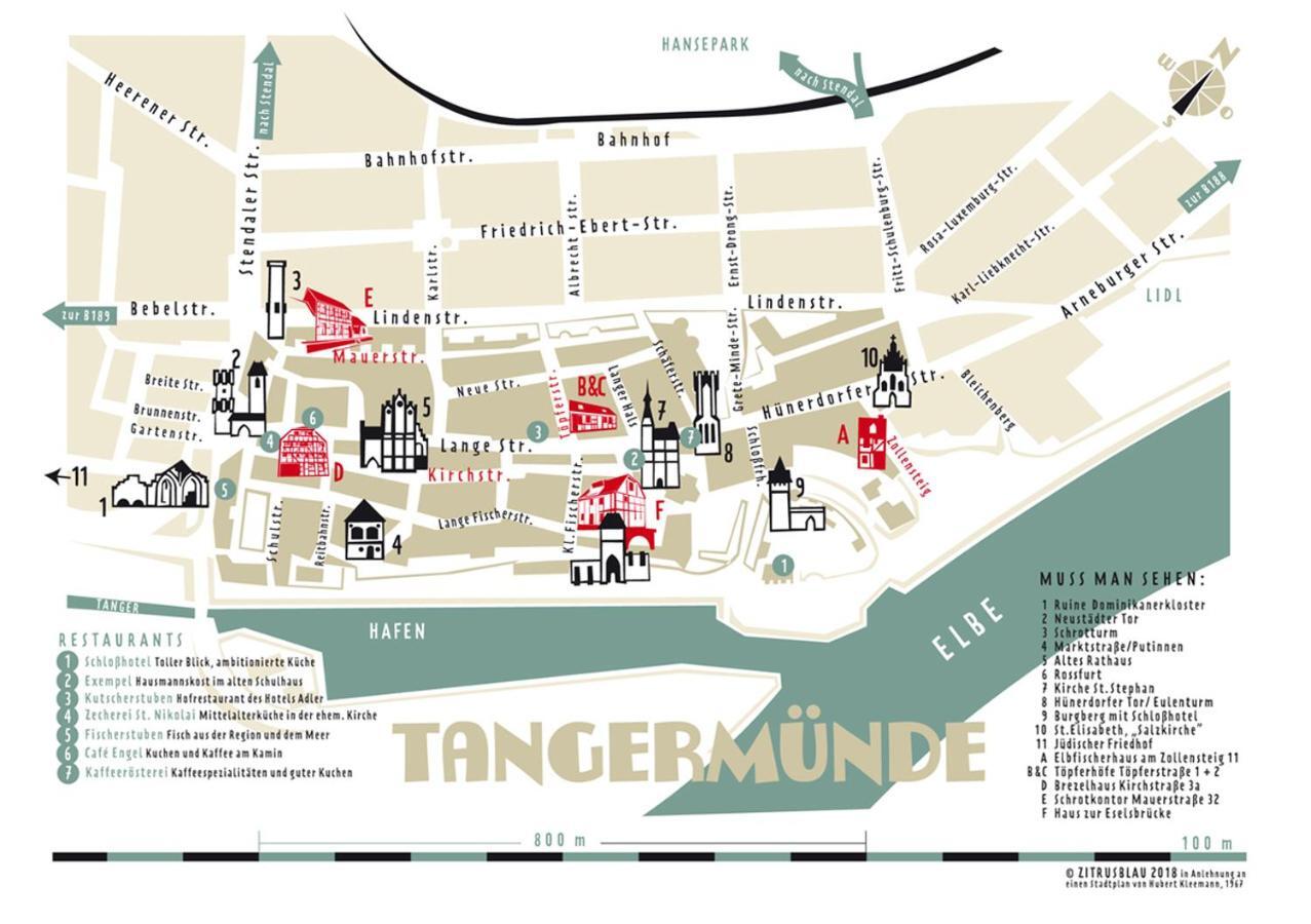 Toepferhof 1 Daire Tangermünde Dış mekan fotoğraf